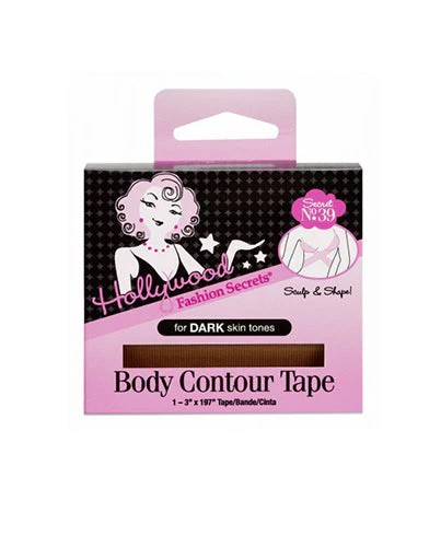 HOLLYWOOD FASHION SECRETS BODY CONTOUR TAPE, DARK