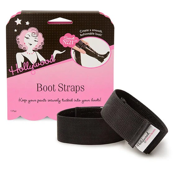 HOLLYWOOD FASHION SECRETS BOOT STRAPS, 1 PAIR