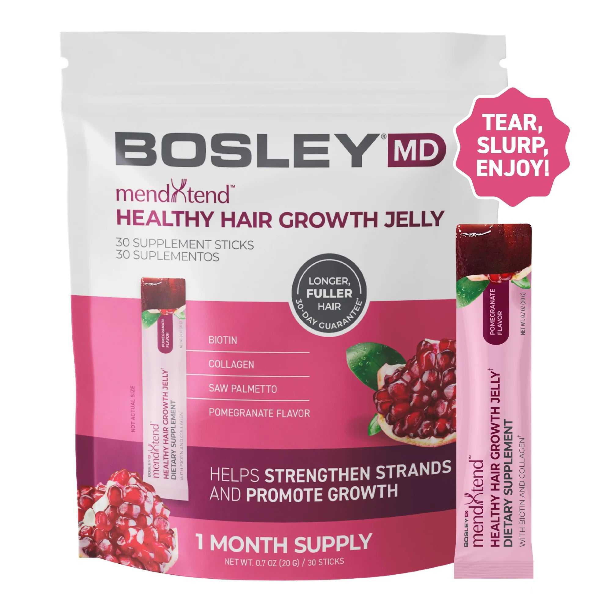 BOSLEY MD MENDXTEND JELLY SUPPLEMENT STICKS