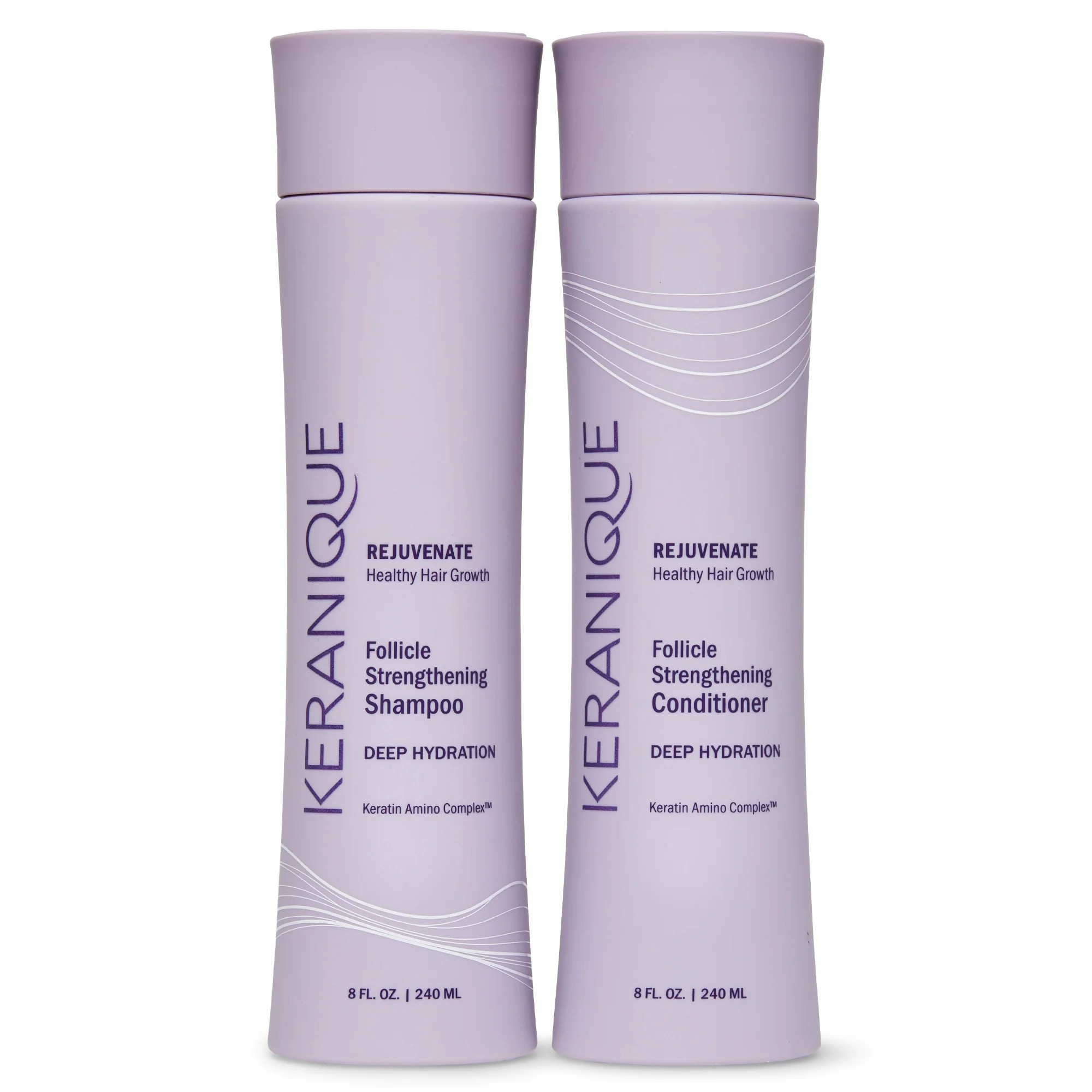 KERANIQUE DEEP HYDRATION FOLLICLE STRENGTHENING SHAMPOO & CONDITIONER SET