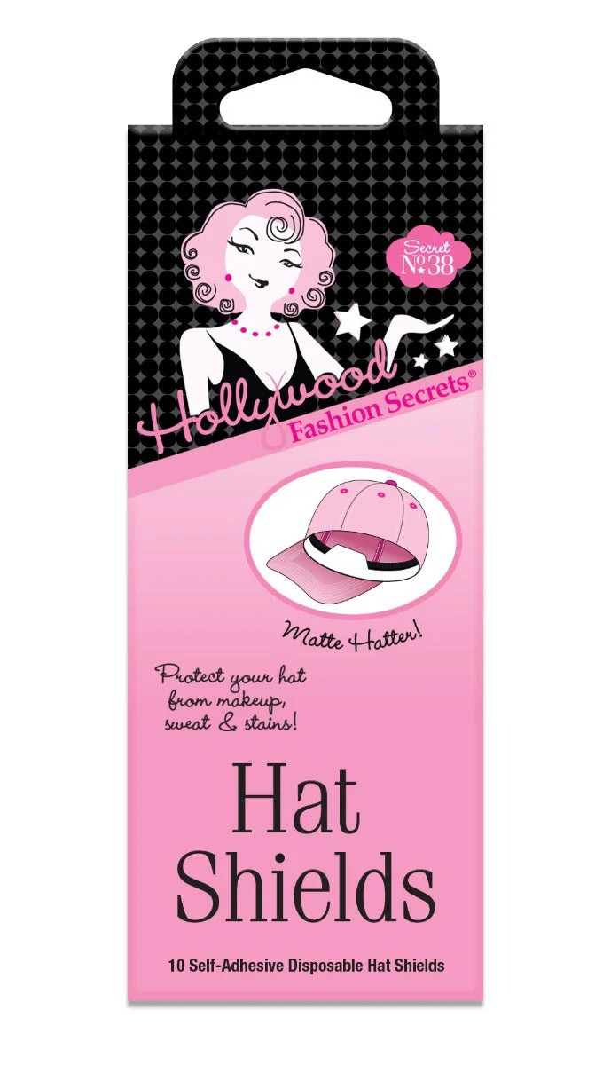 HOLLYWOOD FASHION SECRETS HAT SHIELDS