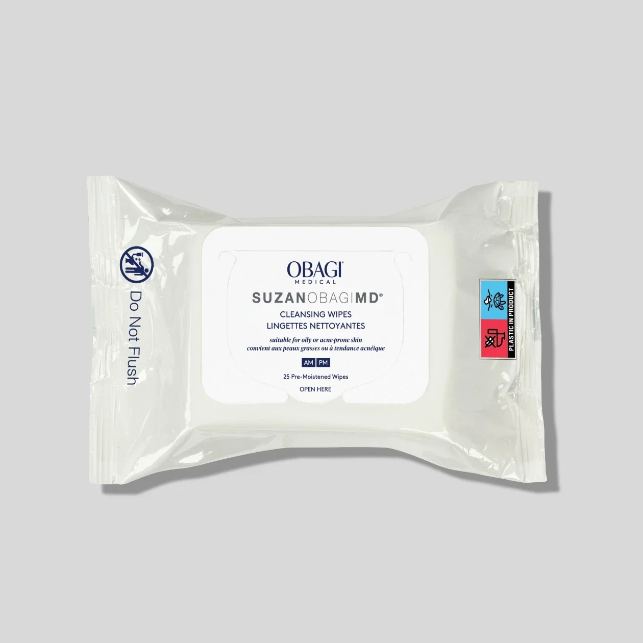 SUZANOBAGIMD™ ACNE CLEANSING WIPES Acne Cleansing Wipe: Pre-Moistened & Textured