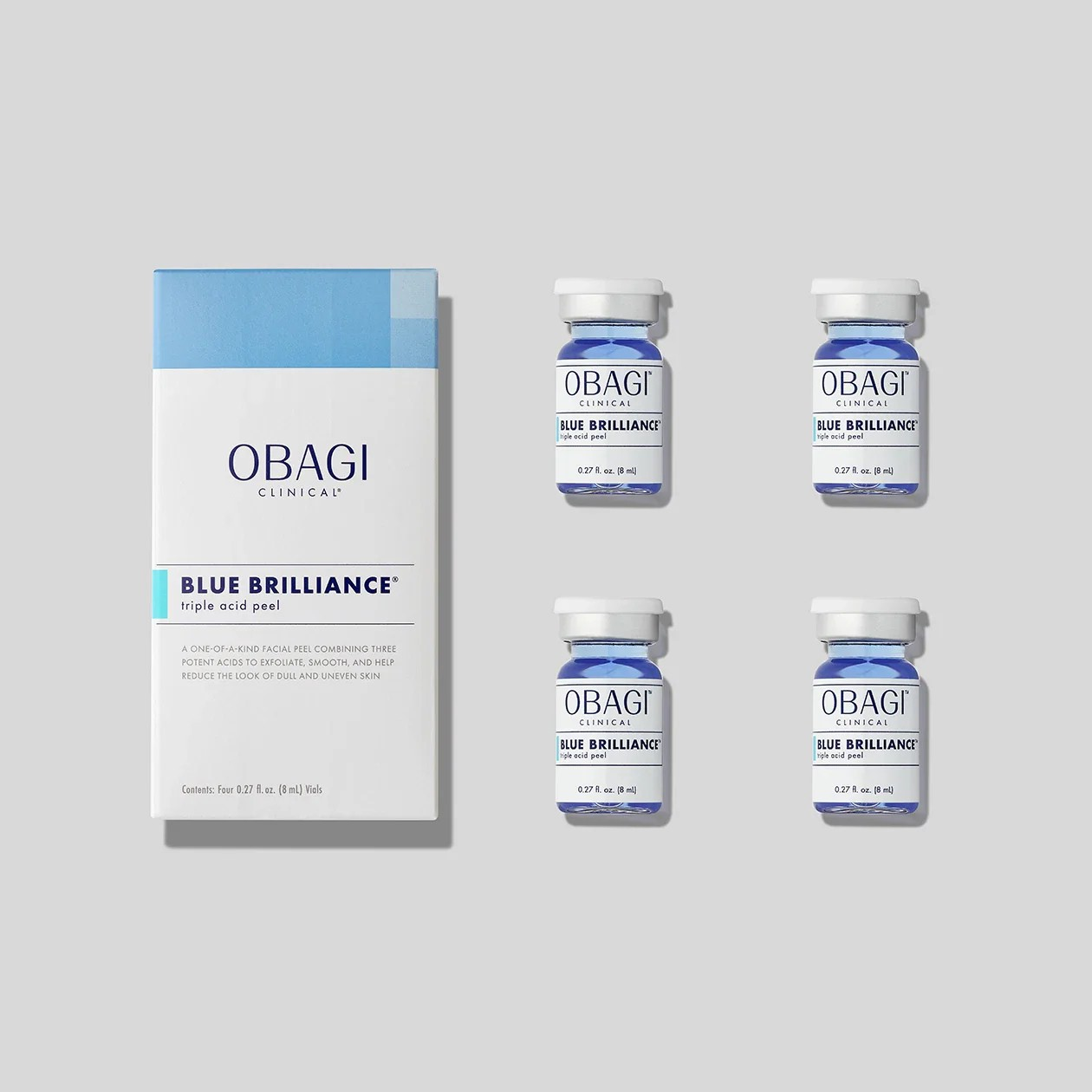 OBAGI CLINICAL® BLUE BRILLIANCE® TRIPLE ACID PEEL - Retexturizing Exfoliating Peel