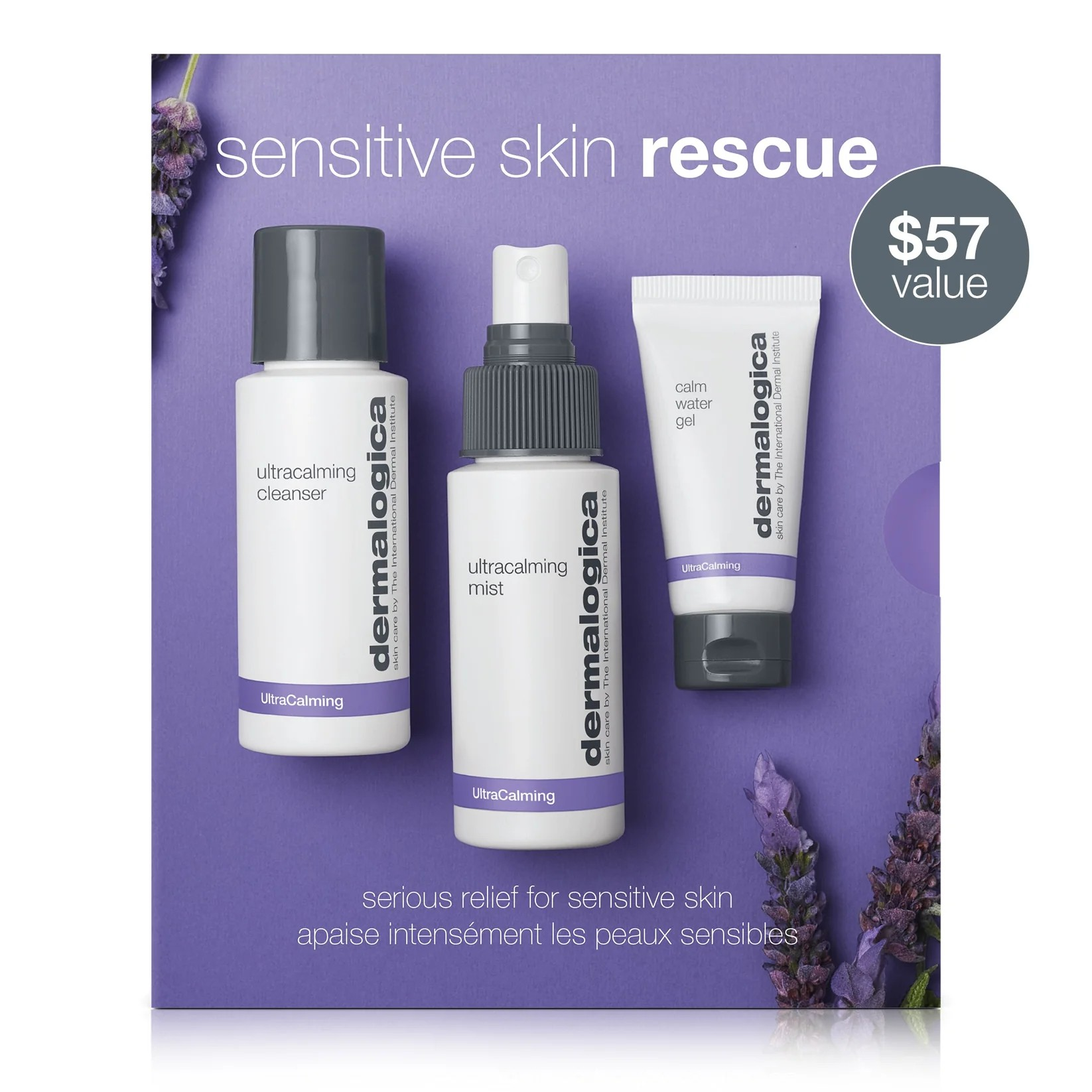 DERMALOGICA SENSITIVE SKIN RESCUE KIT - calms, soothes, hydrates