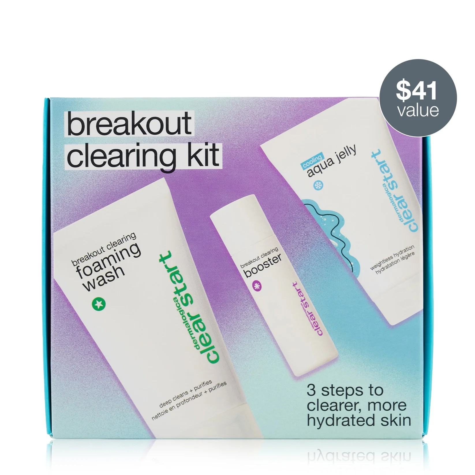 DERMALOGICA BREAKOUT CLEARING KIT - cleanses, treats, hydrates