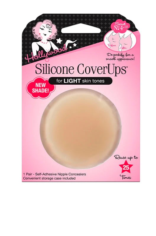 HOLLYWOOD FASHION SECRETS SILICONE COVERUPS®, LIGHT SKIN TONE