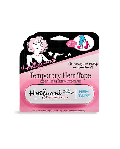 HOLLYWOOD FASHION SECRETS TEMPORARY HEM TAPE, 18-COUNT