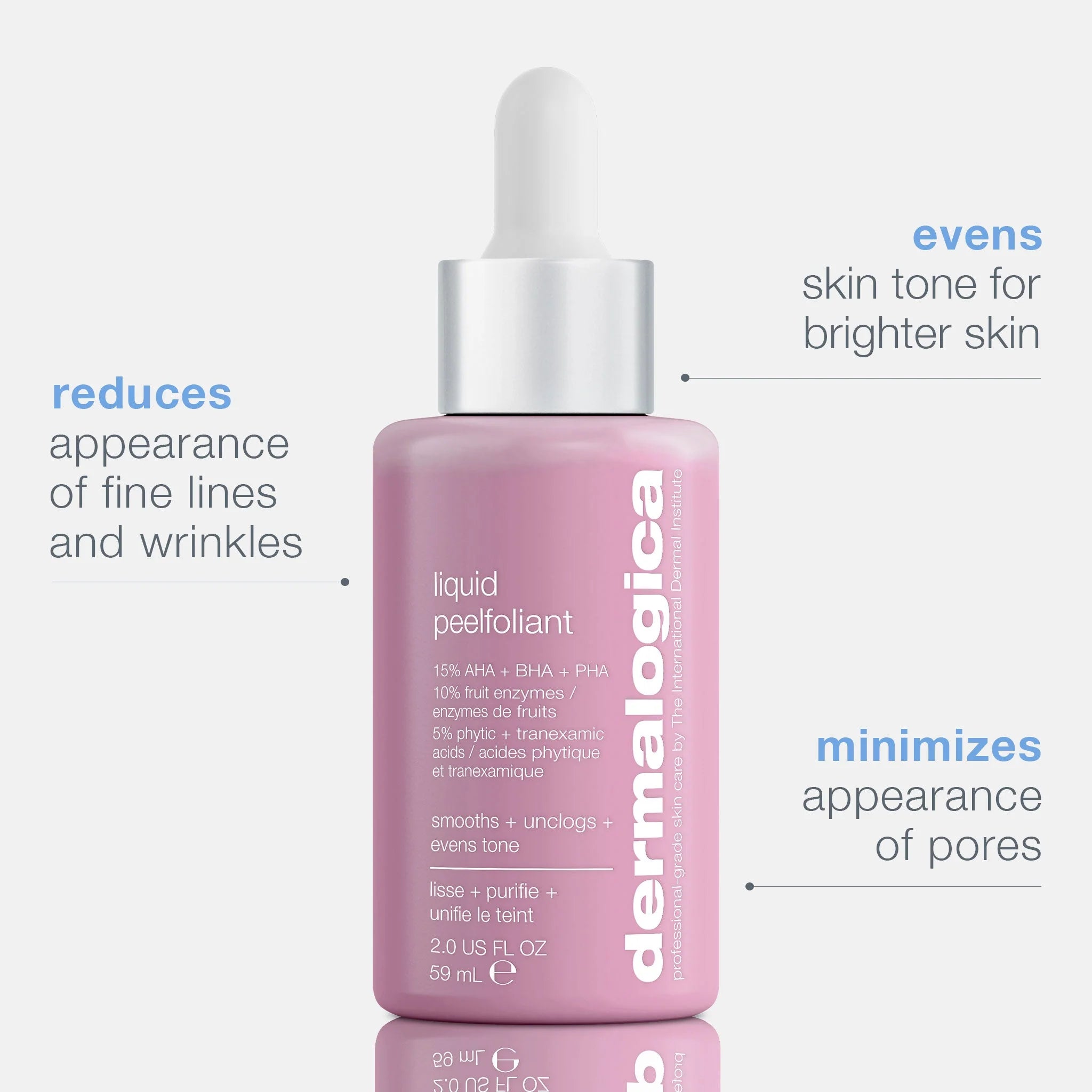 DERMALOGICA LIQUID PEELFOLIANT - smooths, unclogs, evens tone