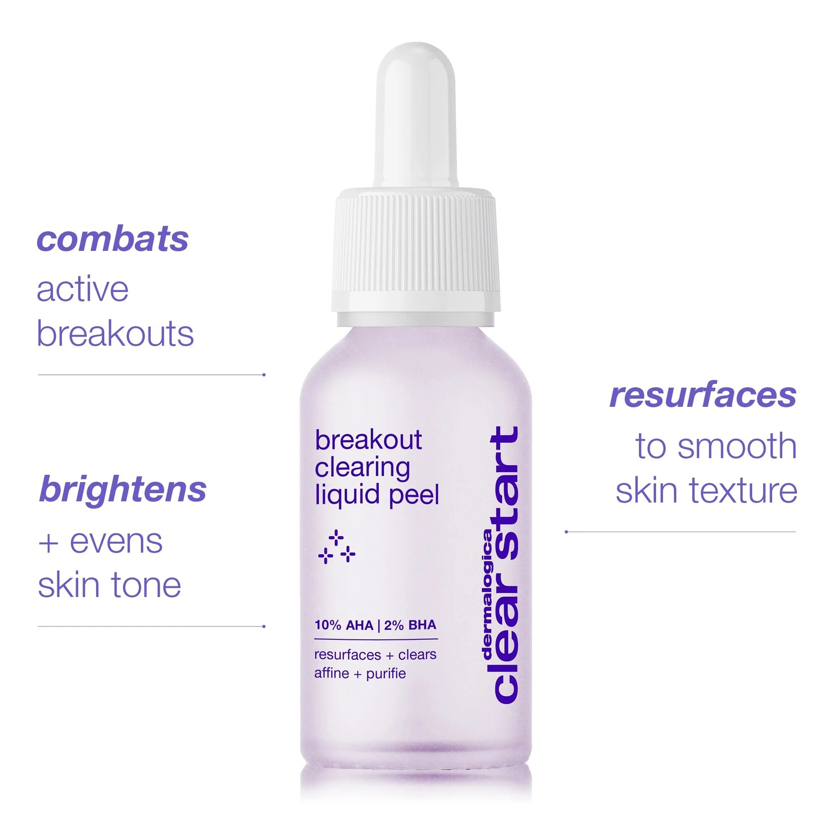 DERMALOGICA BREAKOUT CLEARING LIQUID PEEL - evens and brightens skin tone