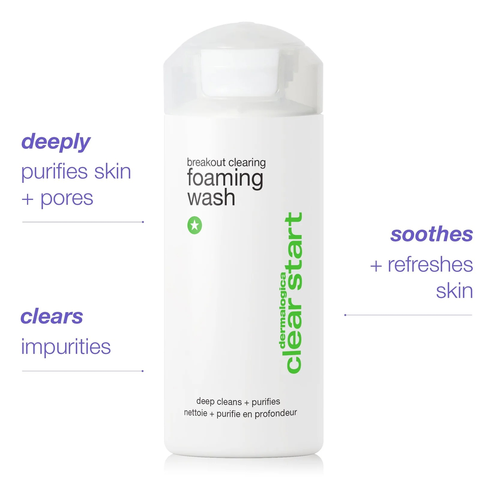 DERMALOGICA BREAKOUT CLEARING FOAMING WASH - fights breakouts and deep cleans