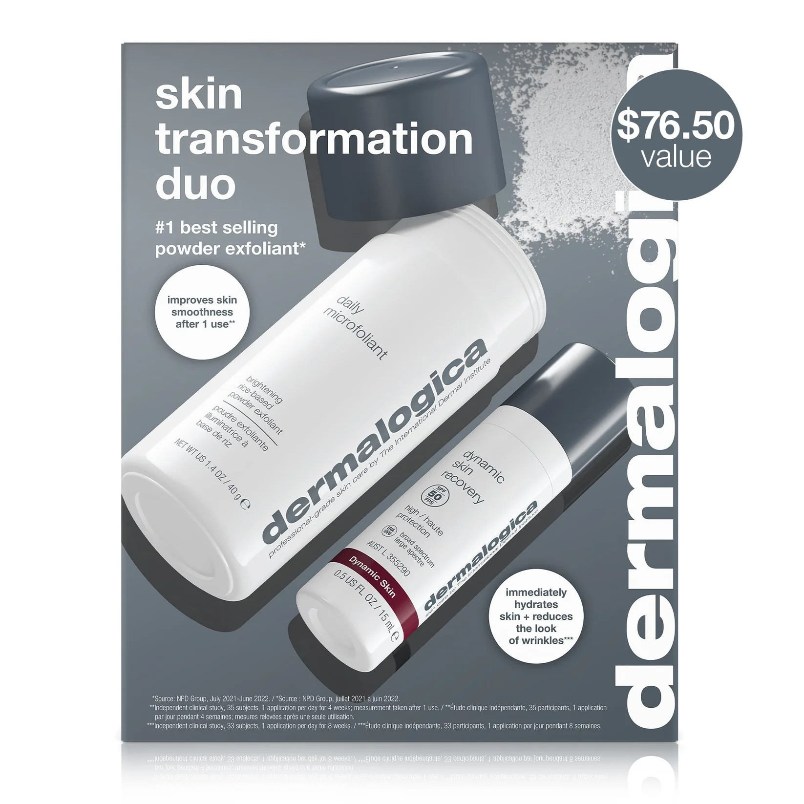 DERMALOGICA SKIN TRANSFORMATION DUO - exfoliates and combats skin aging