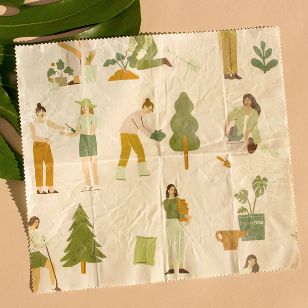 LASH FOOD ECO BEESWAX PAPER - REUSABLE FOOD WRAP