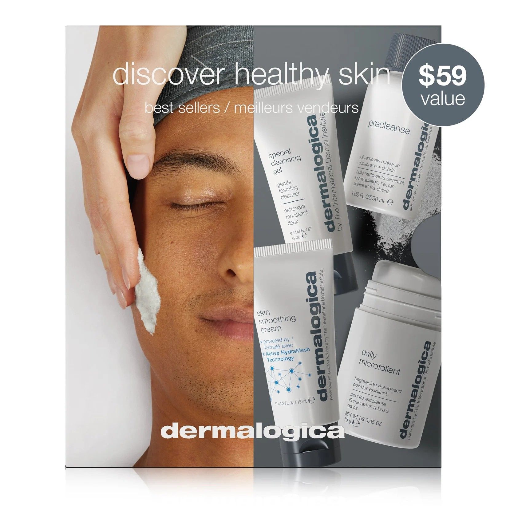 Dermalogica discover healthy skin kit - polishes, cleanses, moisturizes