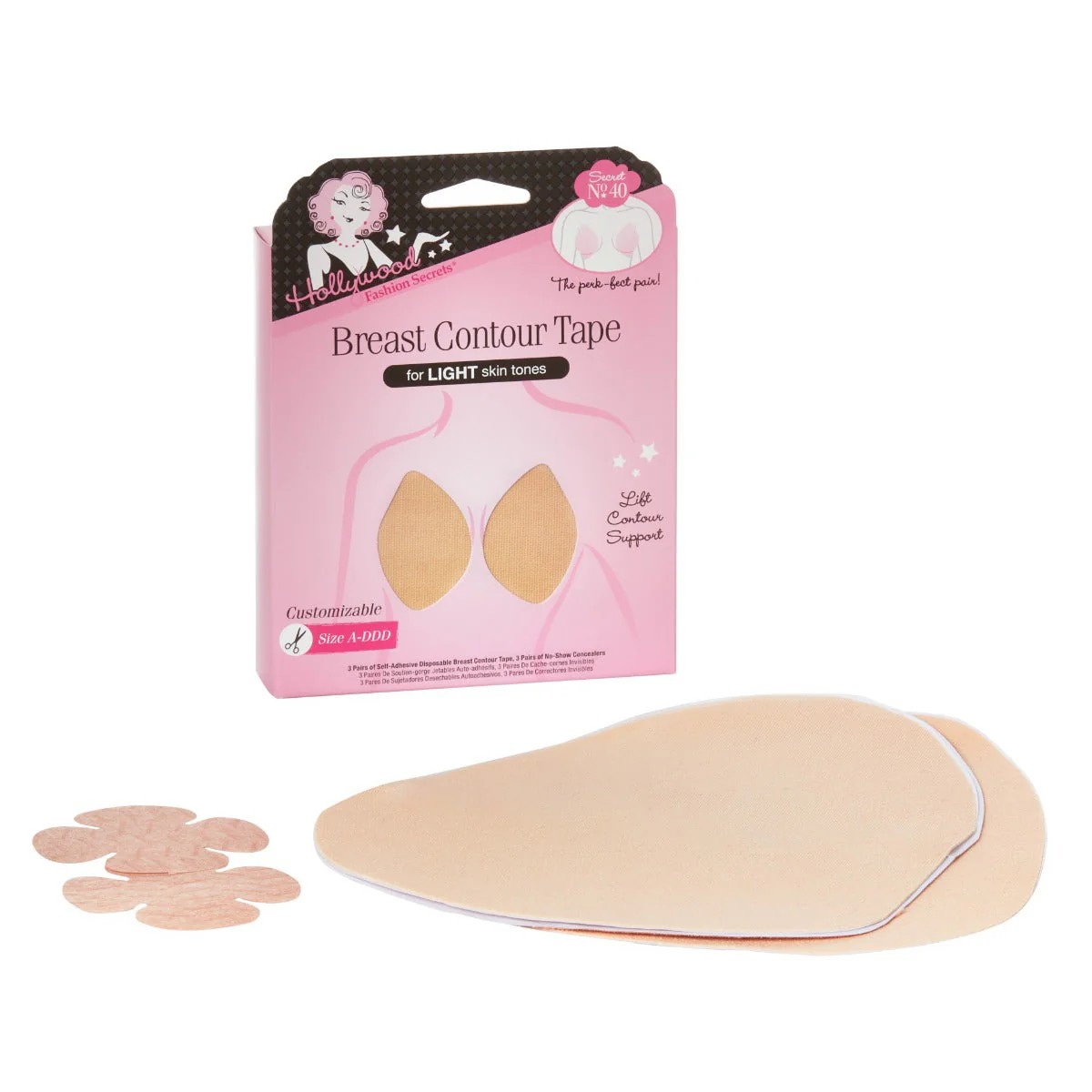 HOLLYWOOD FASHION SECRETS BREAST CONTOUR TAPE - LIGHT