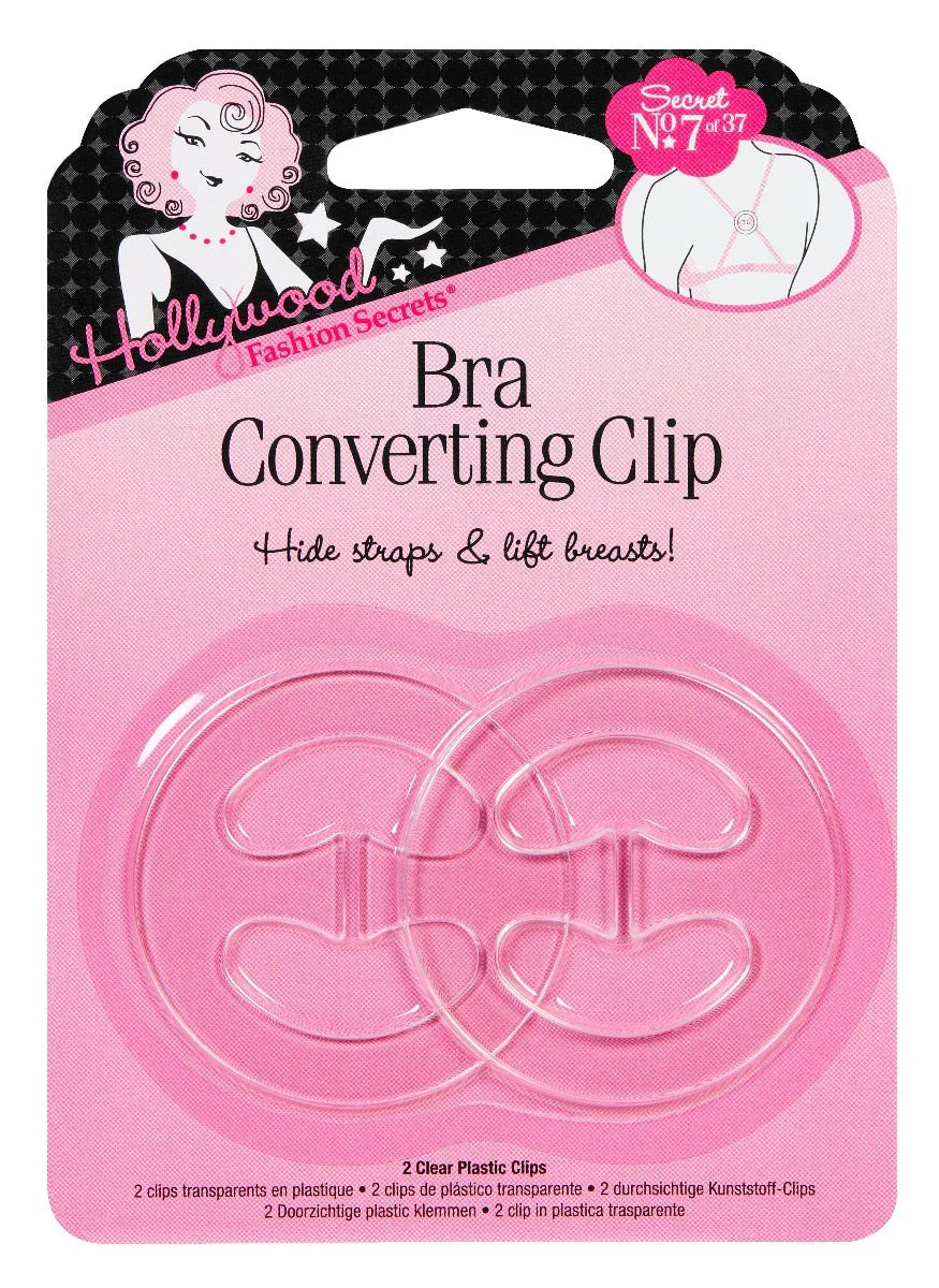 HOLLYWOOD FASHION SECRETS BRA CONVERTING CLIP, 2 COUNT