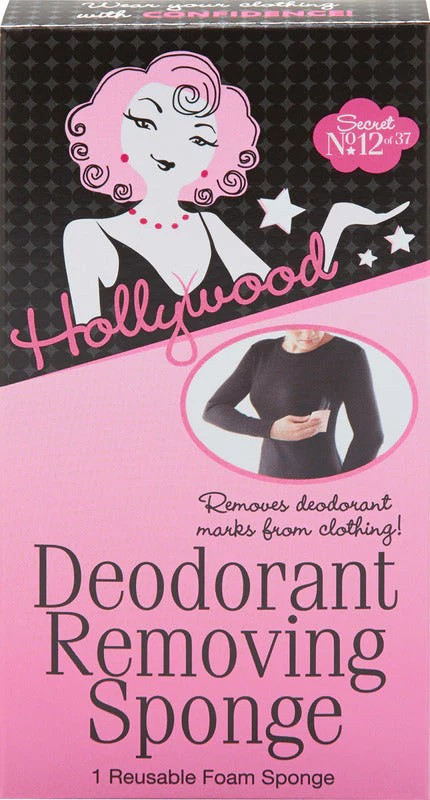 HOLLYWOOD FASHION SECRETS DEODORANT REMOVING SPONGE
